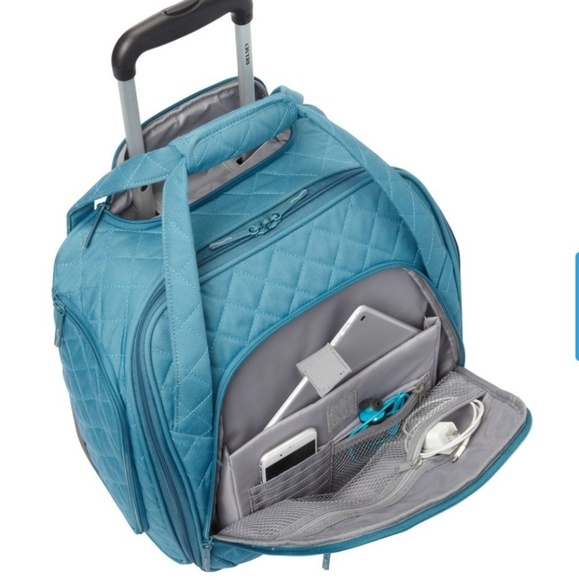 DELSEY QUILTED ROLLING UNDERSEAT TOTE - Picture 4 of 7